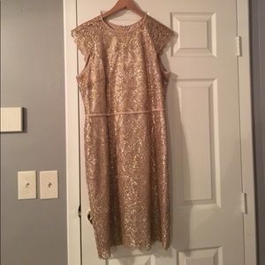 Gold party dress!